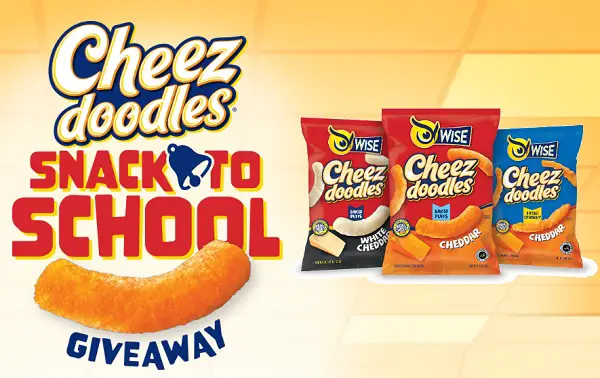 Cheez Doodles Snack to School Sweepstakes 2023 (3 Winners)