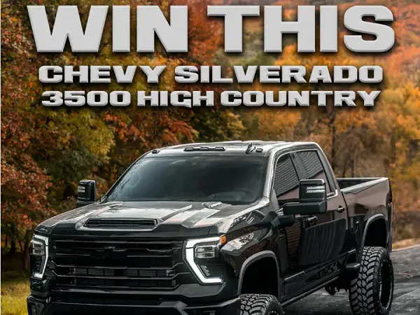 Win 2024 Chevrolet Silverado 3500 High Country with $50000 Cash!