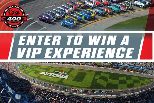 Daytona International Speedway Coke Zero Sugar 400 VIP Experience Sweepstakes