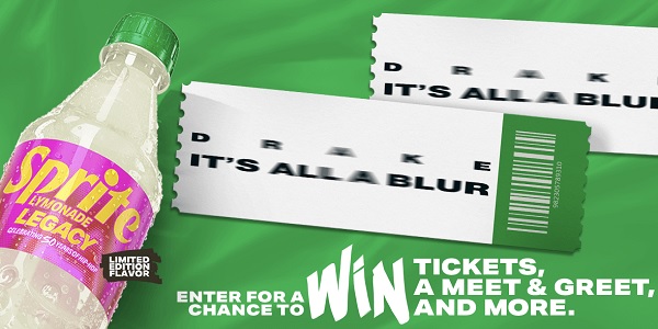 Sprite Summer Legacy Drops Sweepstakes: Win Concert tickets, Meet and Greet and More (17 Winners)