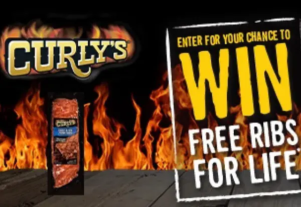 Curly’s Ribs for Life Sweepstakes: Win $23,400 in Free Coupons & Cash Prize