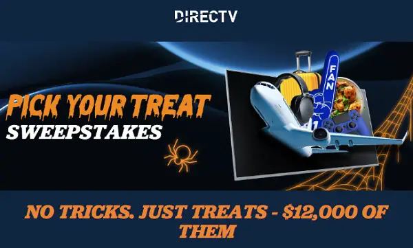 DirecTV Pick Your Treat Giveaway: Win Your Choice of Free Gift Card!