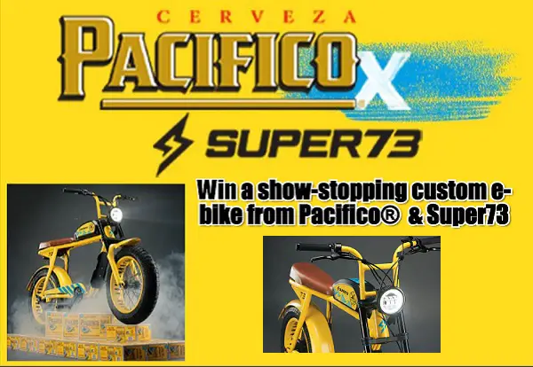 Discover Pacifico e-Bike Giveaway: Win e-Bike & $1,050 Cash for Safety Gear (5 Winners)