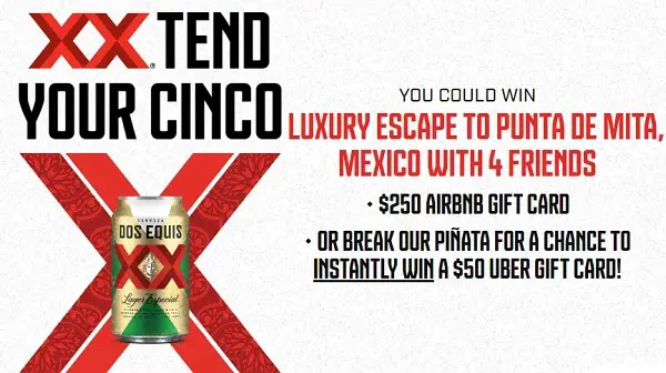 Dos Equis Cinco De Mayo Sweepstakes: Win a Trip to Punta De Mita and More