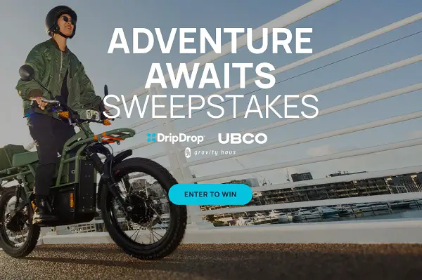 DripDrop Giveaway: Win a Vacation, Electric Bike & 1-Year of Free Hydration Drinks