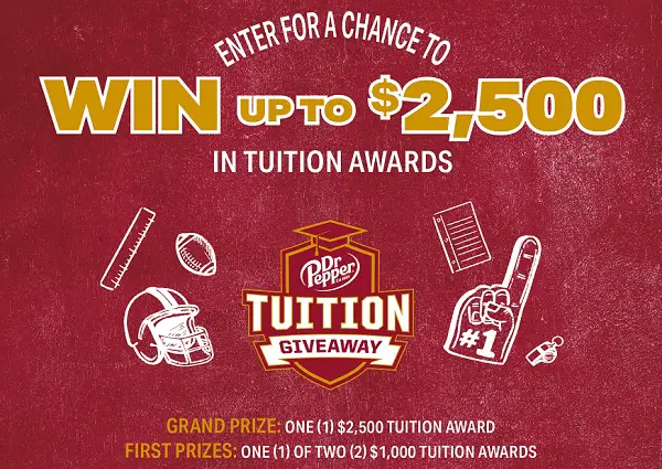 Dr Pepper Tuition Giveaway 2023: Win $4500 in Tuition Award!