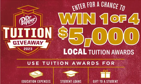 Dr Pepper High Country College Tuition Giveaway: Win $5000 Cash (4 Winners)