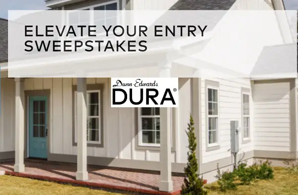 Dunn Edwards Dura Sweepstakes: Win Free Paint Colors, Exterior Painting & More (5 Winners)