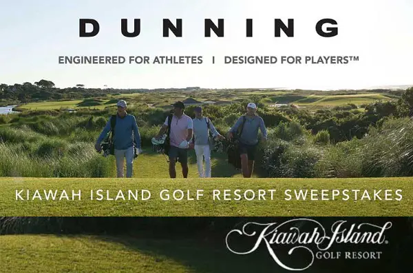 Dunning Golf Kiawah Sweepstakes: Win Golf Vacation on Kiawah Island