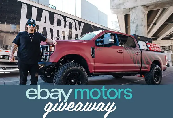 eBay Motors Hardy Sweepstakes: Win Ford TRuck, $10k Cash, Gift Card and More!