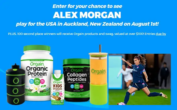 Energy FTW Sweepstakes: Win Trip to Women's World Cup