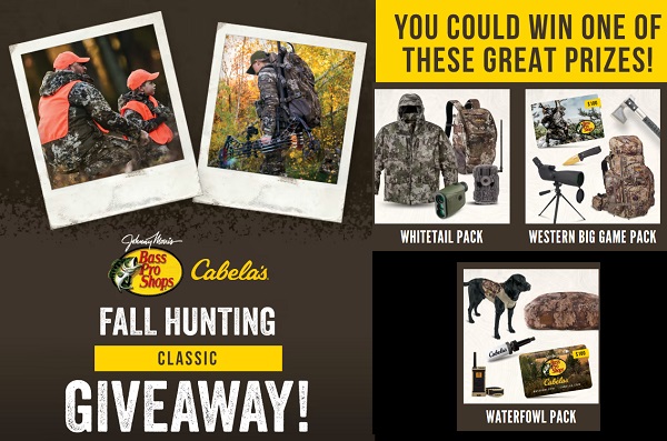 Bass Pro Shops Fall Hunting Giveaway: Win Whitetail, Waterfowl, & Big Game Prize Pack