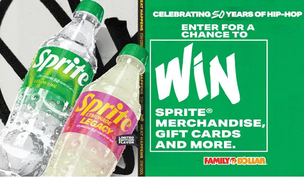 Family Dollar Shout Out Sprite Summer Giveaway: Win Concert Tickets, T-shirts, Merch & More