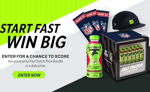 Fast Twitch Win Big Giveaway: Win Fast Twitch gear and NFL prizes (2000+ Winners)