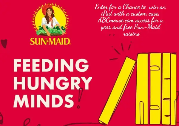 Feeding Hungry Minds Sweepstakes: Win an IPad, ABCmouse Free Membership or Sun-Maid raisins!