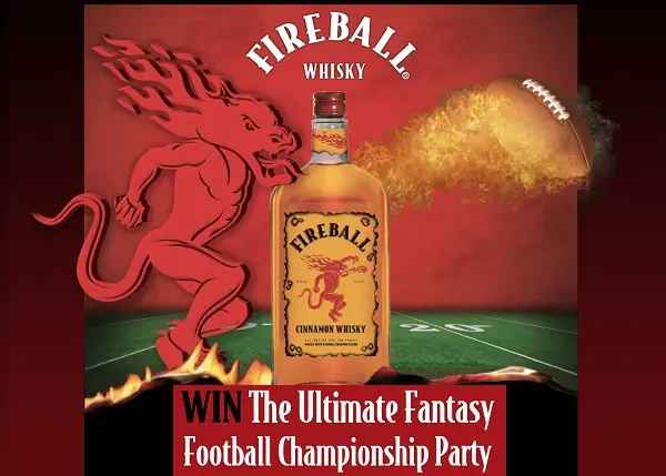Fireball Fantasy Football Championship Party Giveaway