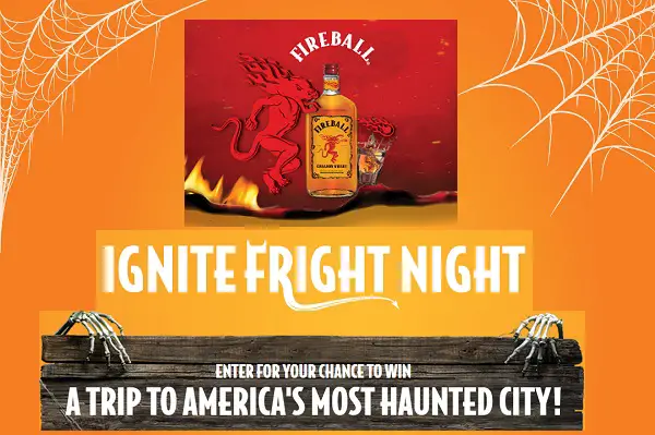 Fireball Halloween Sweepstakes: Win a Trip to New Orleans, Salem or Savannah & More