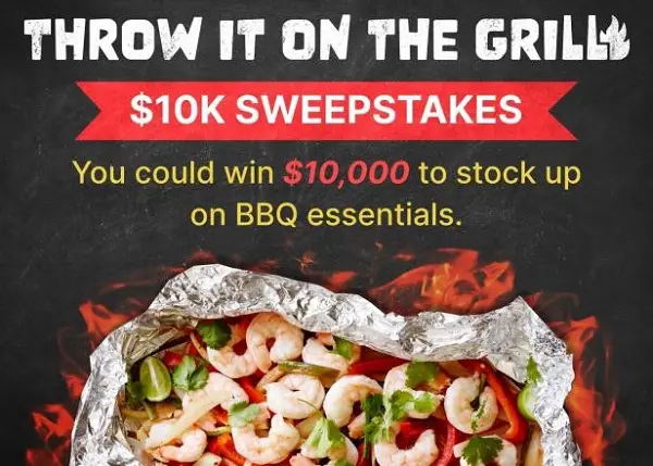 Food Network Throw It On The Grill Giveaway: Win $10000 Cash!