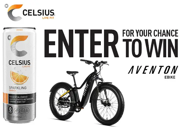 CELSIUS Circle K National Aventon E-Bike Giveaway (25 Winners)