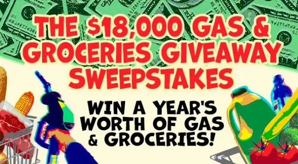 Win Free Gas and Groceries for a Year Giveaway