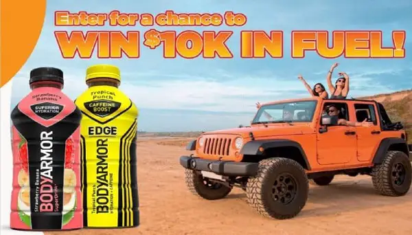 Bodyarmor X Circle K Gas Giveaway: Win $10,000 in Free Fuel