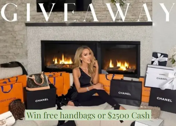 Win a $2,500 Cash or Your Favorite Designer Handbag!