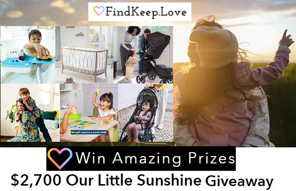 FindKeep.Love Free Kids Products Giveaway: Win $2,700 in Gift Cards for Shopping