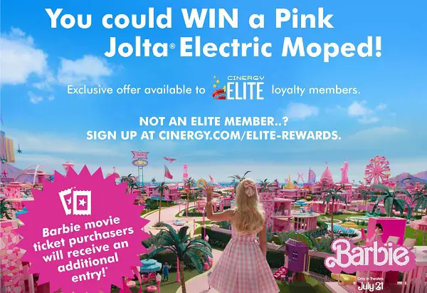 Win a Pink Jolta Electric Moped