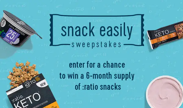 Free Snack Food Giveaway: Win Snack Products for 6 Months (10 Winners)