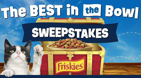 Friskies Best in the Bowl Sweepstakes – Win $5,000 + Free Cat Food for a Year!