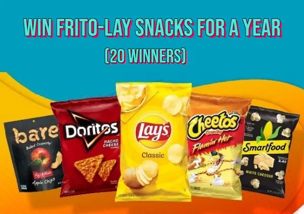 Win Frito Lay's Snacks for a Year! (20 Winners)