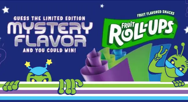 Fruit Roll Ups Mystery Flavor Instant Win Game (600 Prizes)