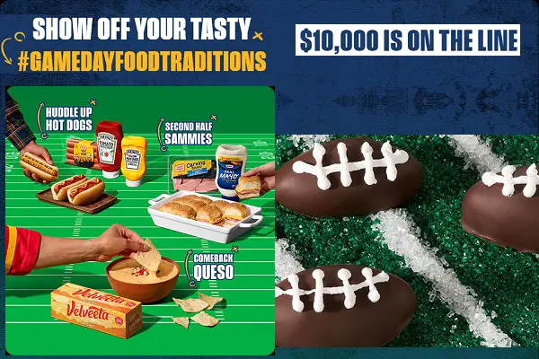 Kraft Heinz Game Day Food Traditions Contest: Win $10,000 Cash & $100 Prepaid Cards