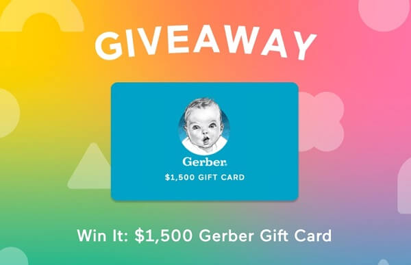 Babylist $1,500 Gerber Gift Card Giveaway: Win Free Baby Products Shopping Spree