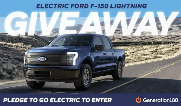 National Going Electric Pledge Sweepstakes: Win Ford F150 Lightning Truck