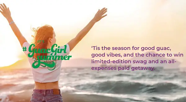 Good Foods Guac Girl Summer Sweepstakes: Win Free Summer Getaway or Weekly Prizes!