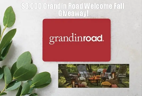 Win $3,000 in Free Grandin Road Gift Cards (3 Winners)
