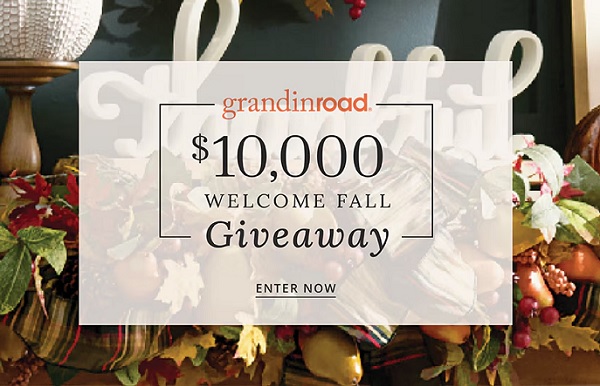 Win $10,000 in Free Grandin Road Gift Cards (3 Winners)