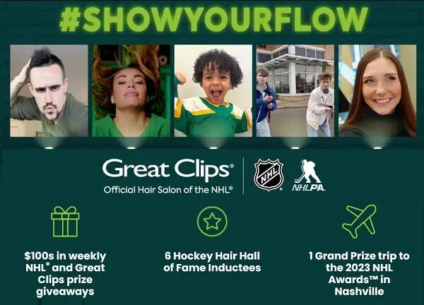Great Clips Hockey Hair Contest: Win a trip to Nashville 2023 NHL Awards, Free Haircut & More