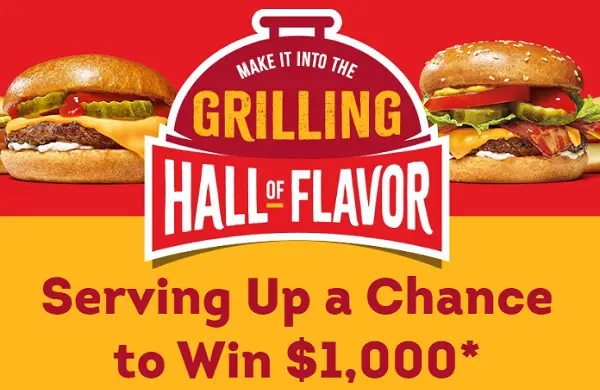 Grilling Hall of Flavor Sweepstakes: Win $1000 Prepaid Gift Card or 1 of 150 Instant Win Prizes!
