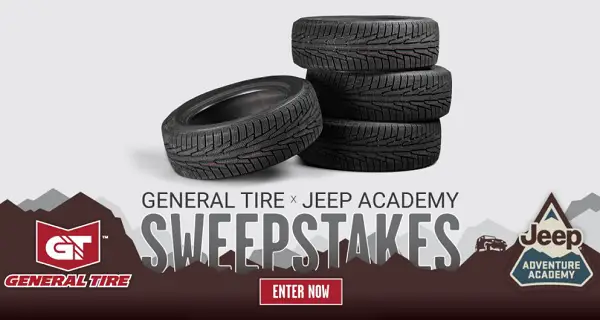General Tire Jeep Academy Sweepstakes (10 Winners)