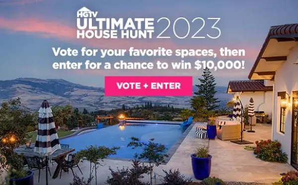 HGTV Ultimate House Hunt Giveaway 2023: Win $10000 Cash