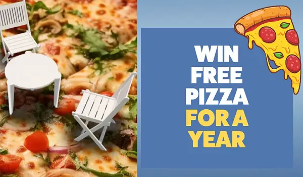 Win Free Pizza for A Year (5 Winners)