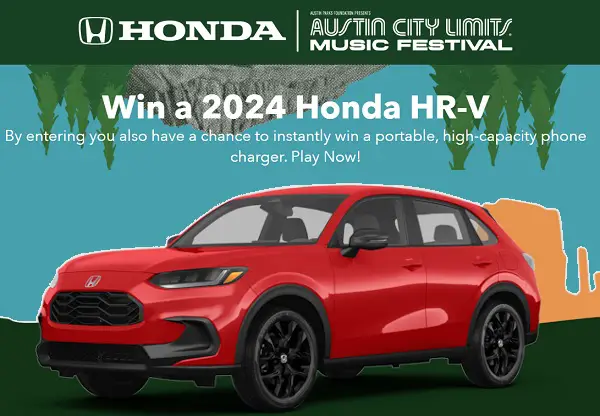 Honda ACL Music Festival Giveaway: Win 2024 Honda HR-V and More!