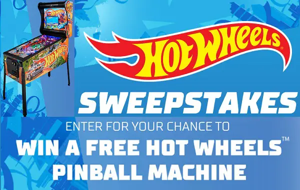 Hot Wheels Pinball Sweepstakes: Win Free Pinball Machine