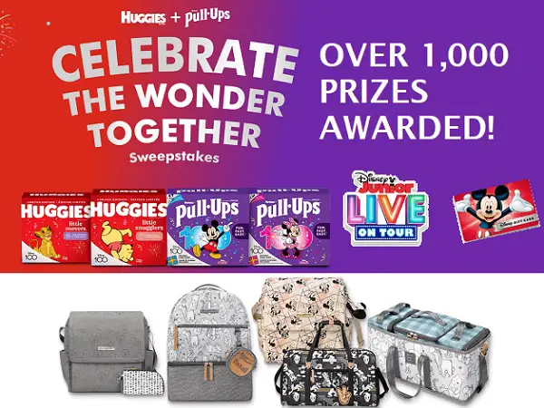 Huggies Pull-Ups Sweepstakes: Win Over 1000 Instant Win Prizes!