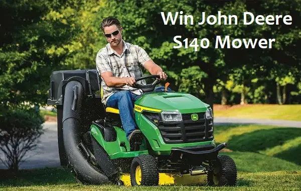 Win John Deere Lawn Mower Giveaway