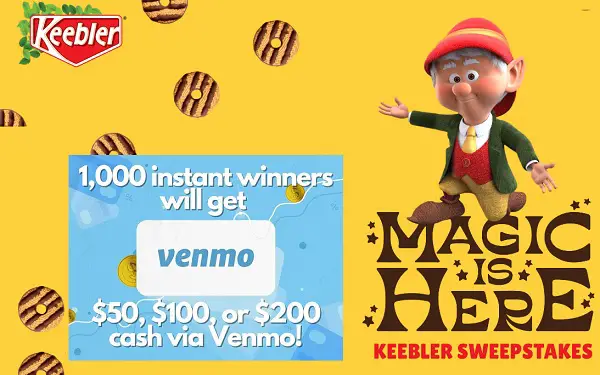 Keebler Magic Giveaway: Win Free Venom Cash (Daily 100 Winners)
