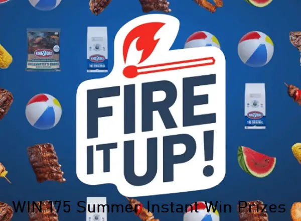 Kingsford Fire It Up Challenge Instant Win Game: Win Summer Prizes (175 Prizes)