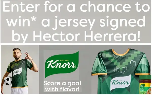Knorr Summer of Soccer Sweepstakes: Win Free T-shirts signed by Soccer Player (Weekly Prizes)
